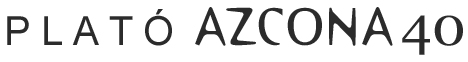 Logo plato azcona 40